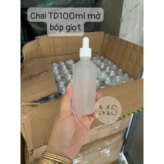 Chai thuỷ tinh mờ 10ml,30ml,100ml đựng serum bóp giọt