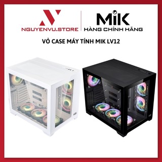 Vỏ case máy tính MIK Lv12 hai mặt kính - Hàng chính hãng