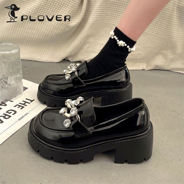 Giày Lười Da Oxford Đế Dày Phong Cách Anh Quốc Thời Trang Xuân Thu Cho Nữ