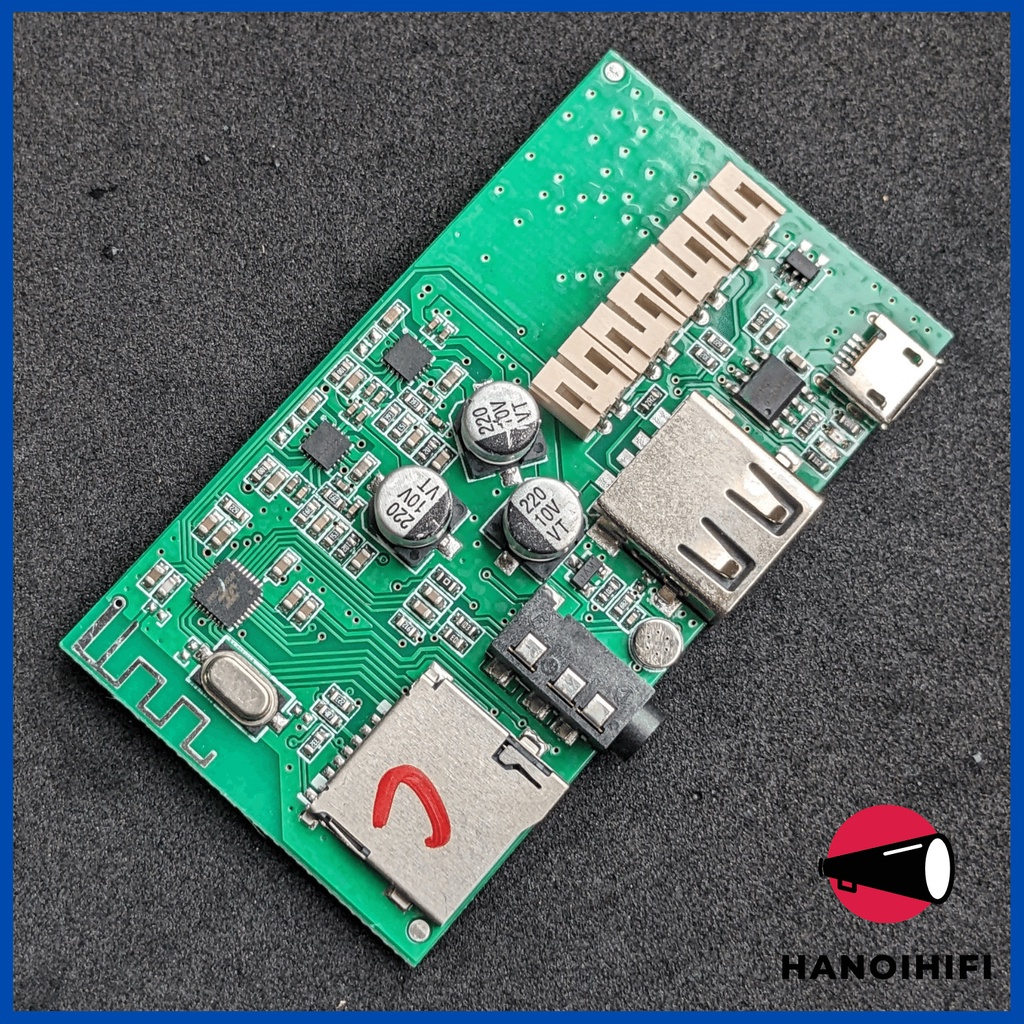 Mạch Khuyếch đại bluetooth tháo loa 5w+5W sử dụng pin 3.7V