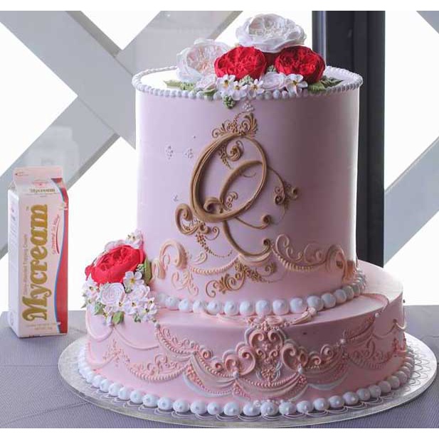 Kem Trang Trí Bánh Creamywhip Ngà Nhất Hương 1kg - Kem Topping Trang Trí Bánh