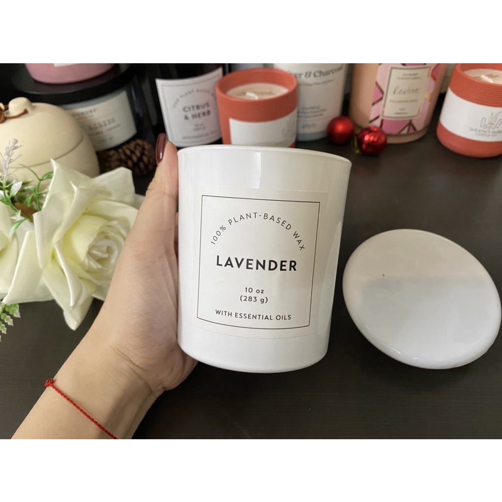 NẾN THƠM ELYN - HƯƠNG LAVENDER DỊU NHẸ - 1 BẤC - 10 oz - 283 g