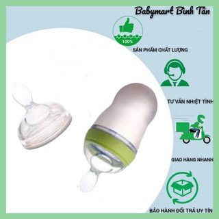 Núm thìa ăn dặm dành cho bình sữa comotomo, fatzbaby, kichilachi, núm silicon mềm mại, an toàn cho bé