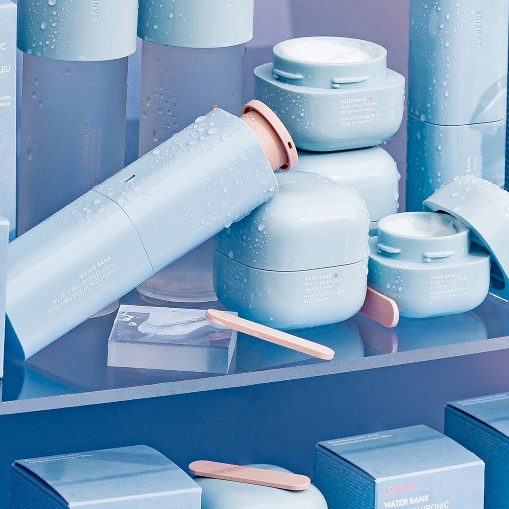 LANEIGE Water Bank Blue Hyaluronic  / 5 Step Essential Kit For Normal To Skin / Trial 2Kit / Cleansing Foam / Serum