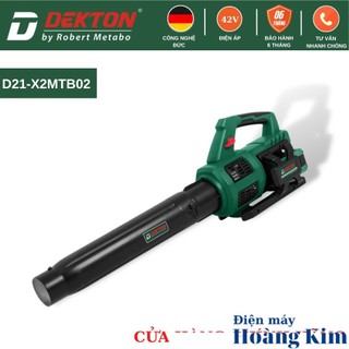 Top bán chạy máy thổi lá/thổi bụi dekton motor brushless turbo 42v / d21-x2mtb02 / dùng 2 pin d21