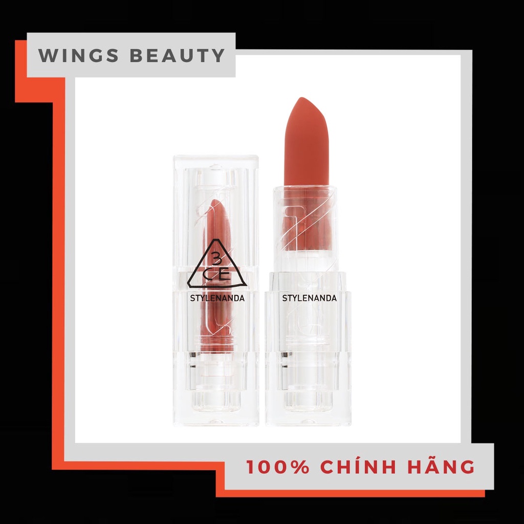 3CE - Son thỏi bán lì Soft Matte Lipstick