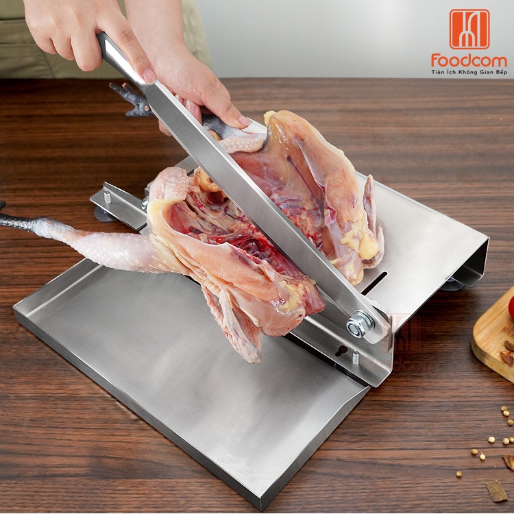 Máy chặt thịt gà, thái thịt đông lạnh đa năng Foodcom - Phiên bản Eco 23cm