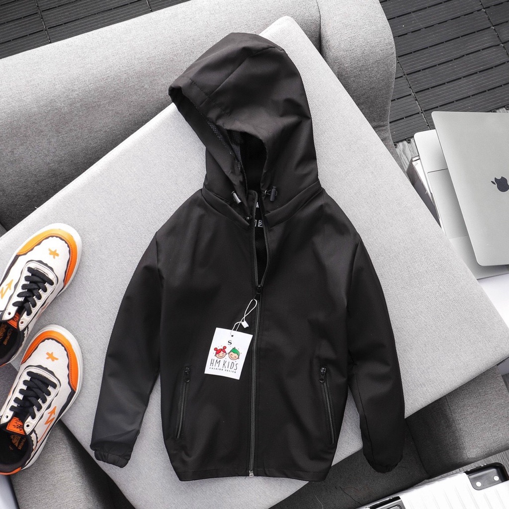 Áo gió cho bé , Áo khoác mùa đông trẻ em có túi trong hai túi xỏ có khóa tiện lợi