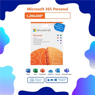 [Mã ELMALL5 giảm 5% đơn 300K] Phần mềm Microsoft Office 365 Personal