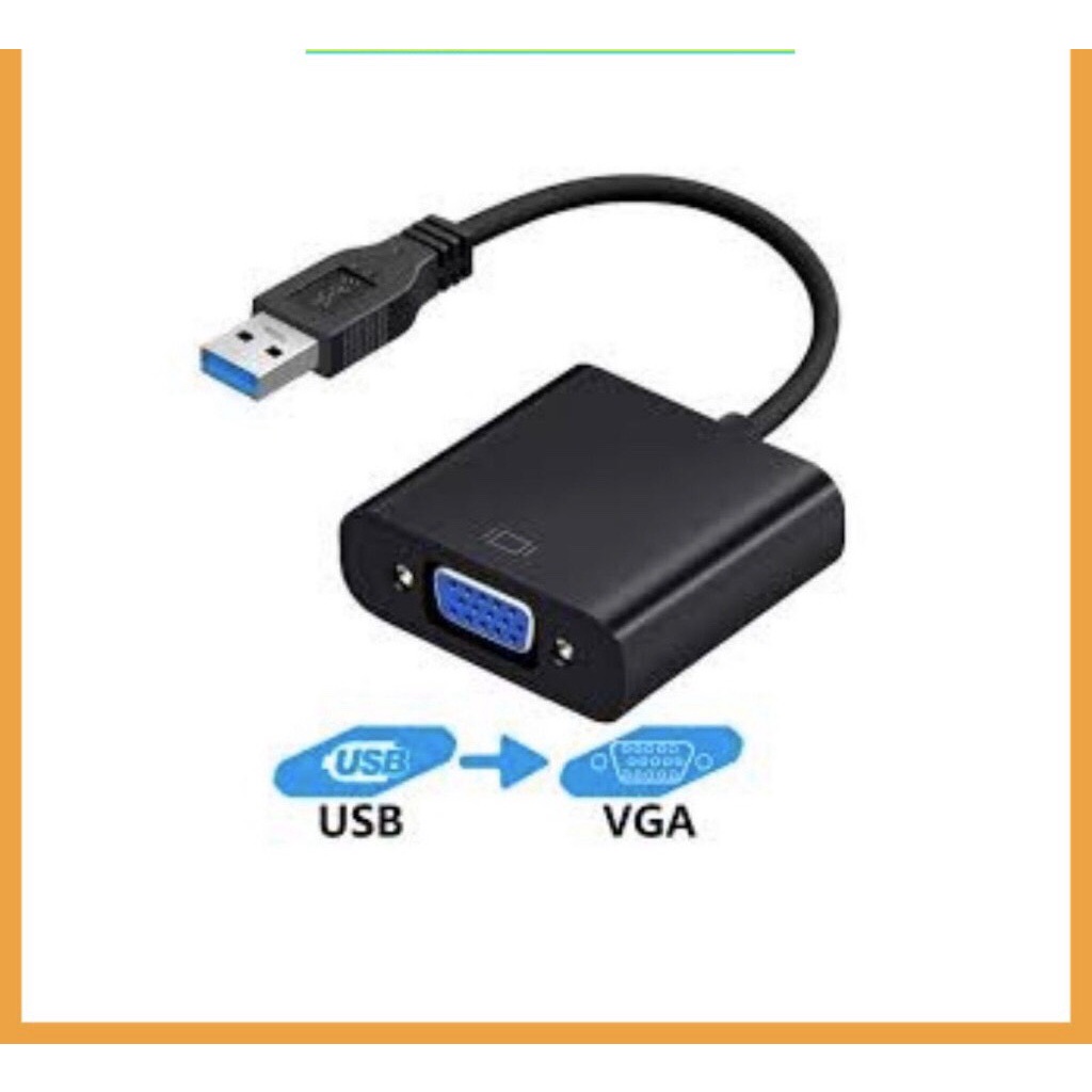 Ô TẢ SẢN PHẨM Cáp Chuyển Đổi USB to VGA 3.0 dùng cho laptop máy tính ....