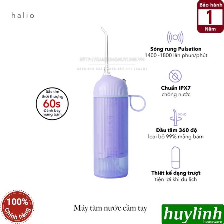 Máy tăm nước cầm tay Halio UltraClean Oral Irrigator - Blue [Tặng Dụng