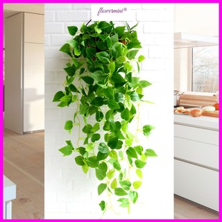 Chùm Lá Giả Loại 1 Đẹp Giống Thật Treo Tường Trang Trí Ban Công, Tiểu Cảnh, Hàng Rào Xanh Mát CL-90