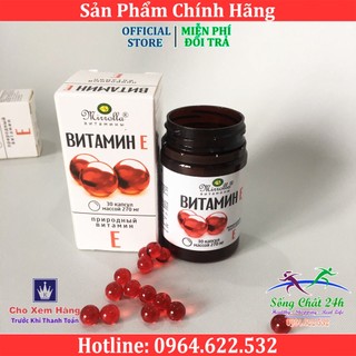 Vitamin e đỏ của nga mirrolla 270mg hộp 30 viên - sống chất 24h