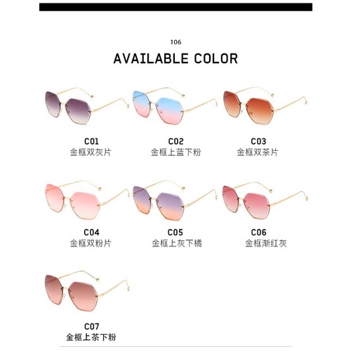 Kính Mát Thời Trang Chống Tia UV400 Dành Cho Nam Và Nữ