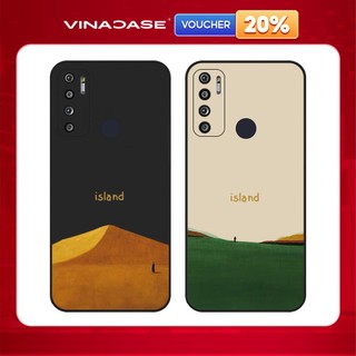 Ốp lưng Vina Case Vsmart Joy 3/Joy 4/Star 3/Aris/....dẻo đen in hình Island