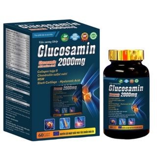 Viên Uống Bổ Xương Khớp Glucosamin 2000mg- Giúp Giảm Đau Xương Khớp, Giảm Thoái Hóa Khớp- 60 viên