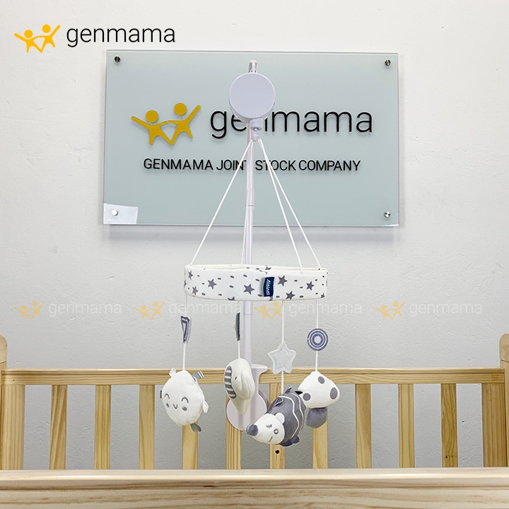 Treo Nôi Có Hộp Nhạc Cho Bé Xoay 360 Độ,Đồ chơi treo cũi nôi  Màu Sắc Kích Thích Thị Giác Cho Bé GM-TN01