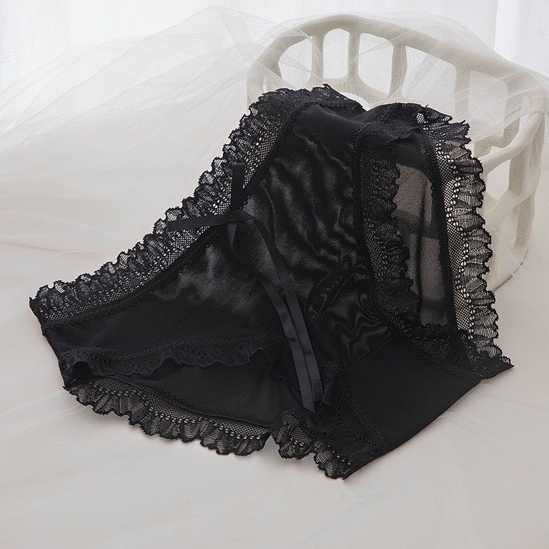 Quần Lót Ren LADI Thiết Kế Viền Bèo Xuyên Thấu Mềm Mại Thoáng Mát MÃ H1026