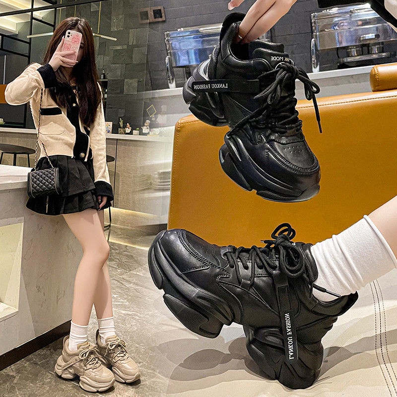 Giày Thể Thao Da Đế Mềm Siêu Nhẹ Thời Trang Thu Đông Năng Động