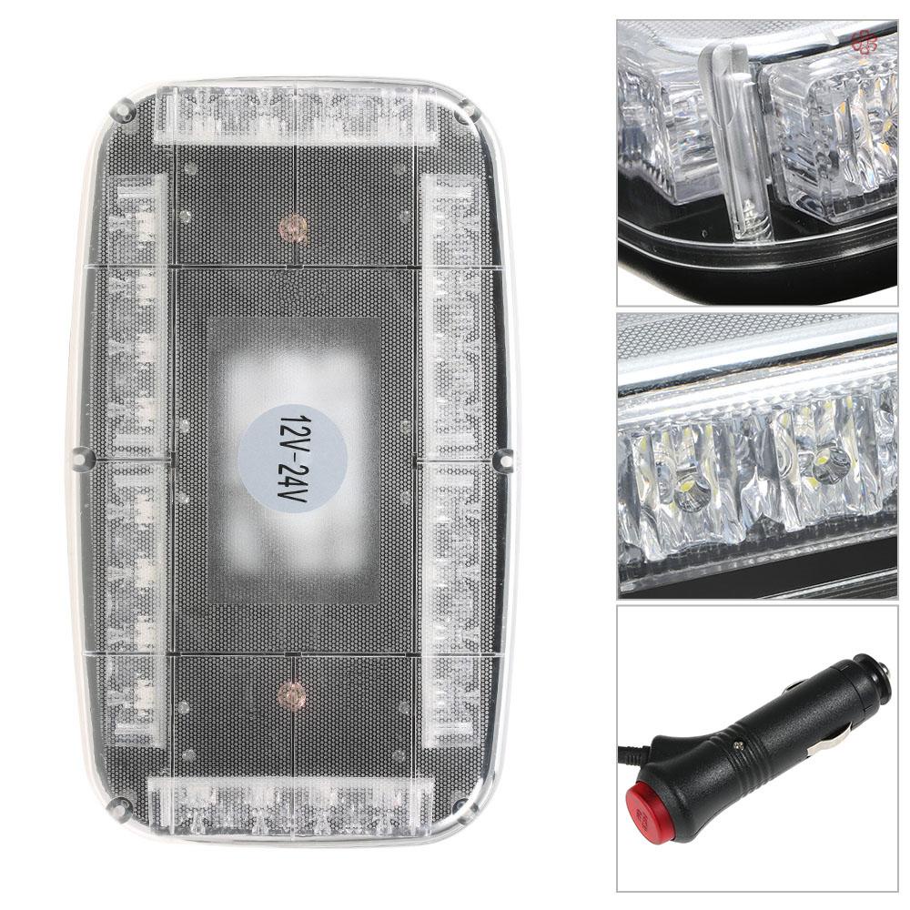 Đèn Led Cảnh Báo Khẩn Cấp Gắn Nóc Xe Hơi 12v Màu Đỏ Và Xanh Lam