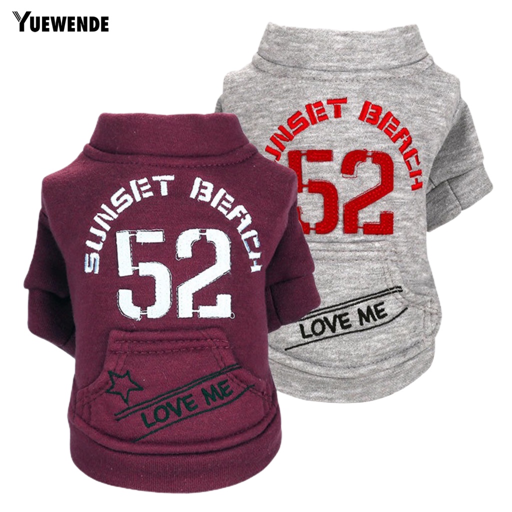 [Yue.z] Áo Khoác Hai Chân Bằng Vải Lông Thoải Mái Chống Cắn Dành Cho Chó Mèo