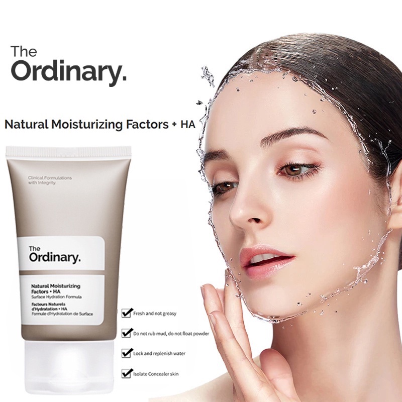 Kem dưỡng ẩm The Ordinary Natural Moisturizing Factors - HA 30ml Chăm sóc da mặt Dưỡng ẩm cho da căng mịn da Dưỡng ẩm da giữ ẩm cấp nước Nhẹ nhàng và êm dịu Dưỡng ẩm và làm sáng