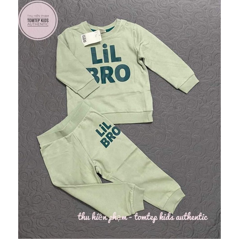 Bộ nỉ bông xanh HM auth