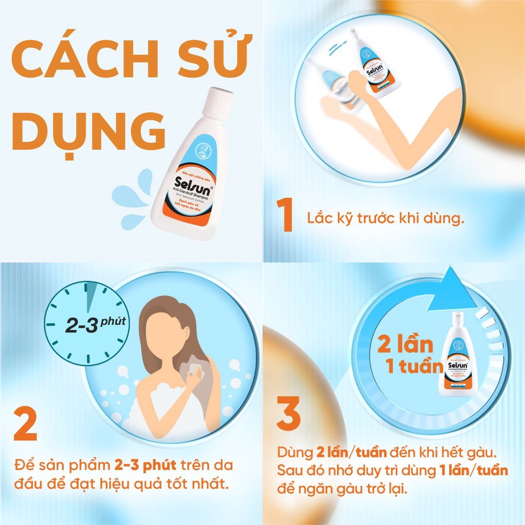 Dầu Gội Chống Gàu, Nấm, Hết Ngứa Selsun Anti-Dandruff Shampoo