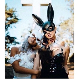 Hàng có sẵn💥 mặt nạ playboy sexy tai thỏ hắc bạch, mèo, và cáo hóa trang halloween, lễ hội