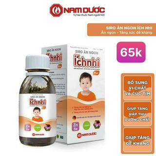 Siro ăn ngon ích nhi plus chai 100ml