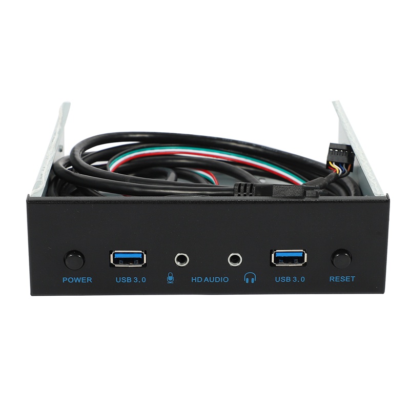 Bộ ChuyểN ĐổI Mở RộNg Usb 3.0 2 CổNg Usb 3.0 + Âm Thanh Hd + NúT Công TắC NguồN