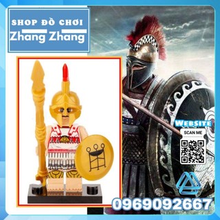 Đồ chơi Xếp hình mô hình quân đoàn lính Hi Lạp Greece Hoplite Gladiator trung cổ Minifigures Xinh X0320 Xh1769