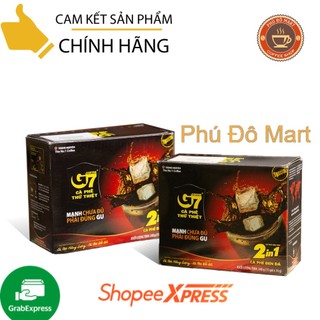 Cà Phê Hòa Tan Loại Đen có Đường G7 2in1 Hộp 15 Gói 16gr - Trung Nguyên