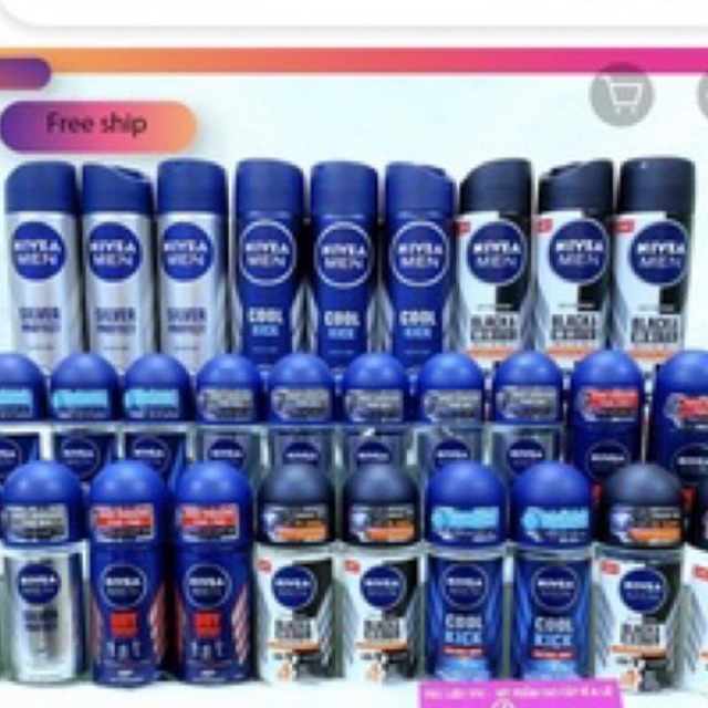 Nivea Xịt - Lăn Khử Mùi Toàn Thân Dành Cho Nam Các Loại 150ml & 50ml