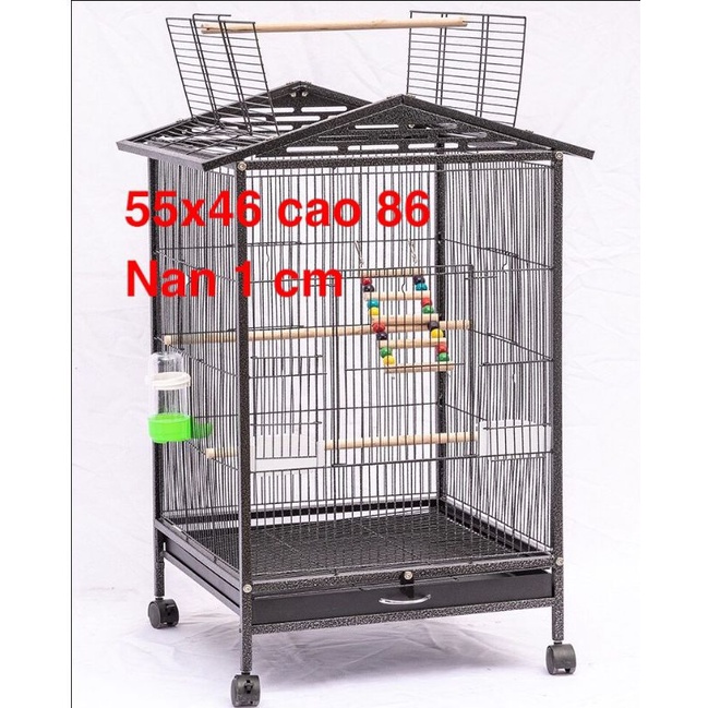 Lồng nuôi chim, vẹt sơn tĩnh điện