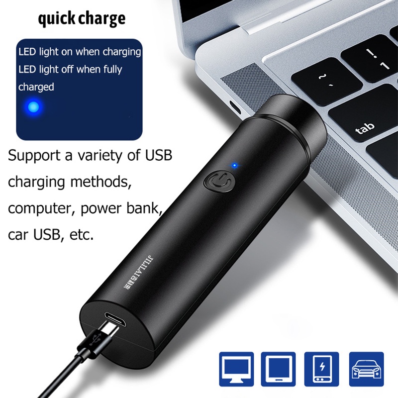 Máy Cạo Râu Mini Toàn Thân Sạc USB Tiện Dụng Cho Nam