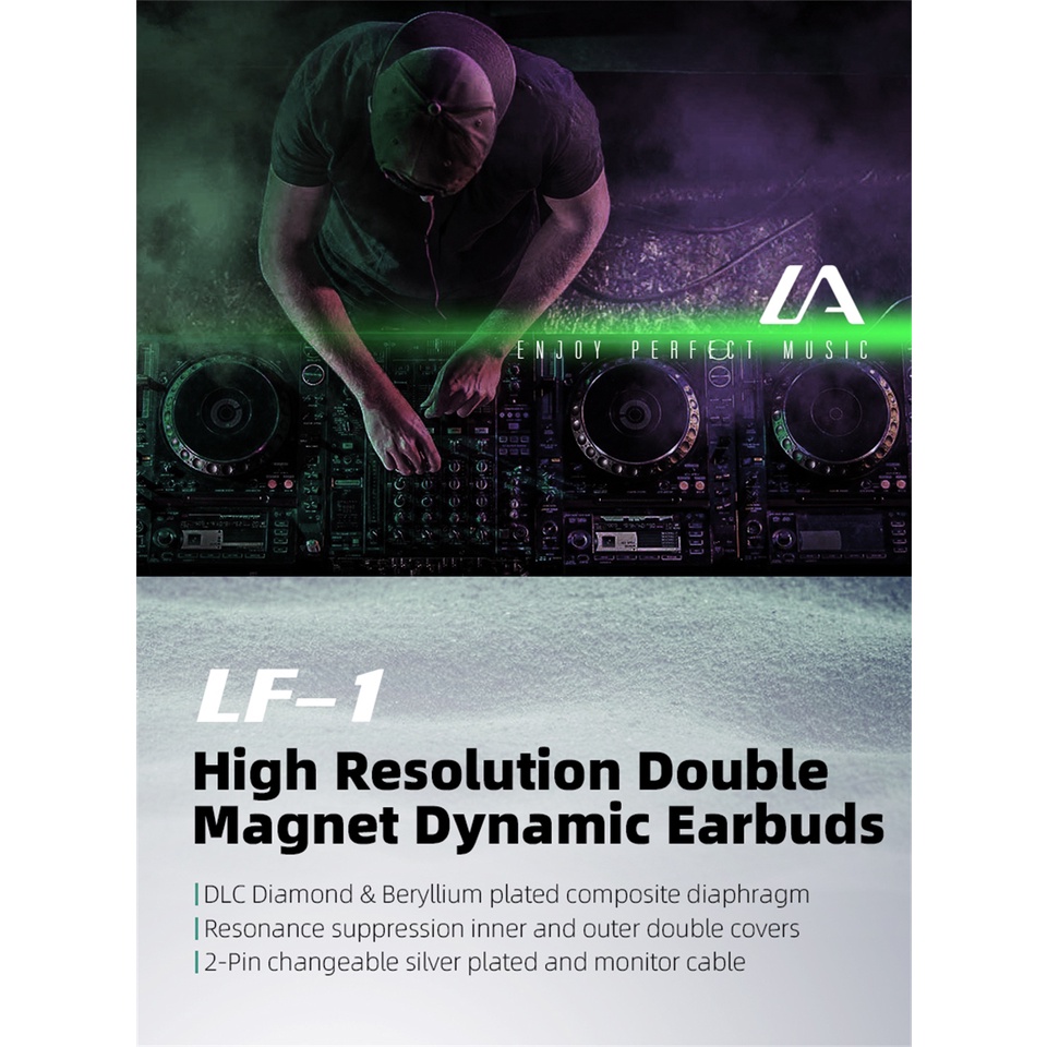 Tai Nghe Thể Thao Lafitear LF1 Âm Thanh Vòm HIFI Có Dây Hai Nam Châm Kèm Mic