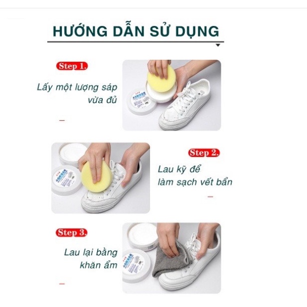 Cao sáp lau giày dép, túi xách, vật dụng bằng da, kem lau đa năng không mùi, không ảnh hưởng đến vật dụng 260g