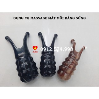 Dụng Cụ Massage con ốc sên thân dứa bằng sừng trâu 100%