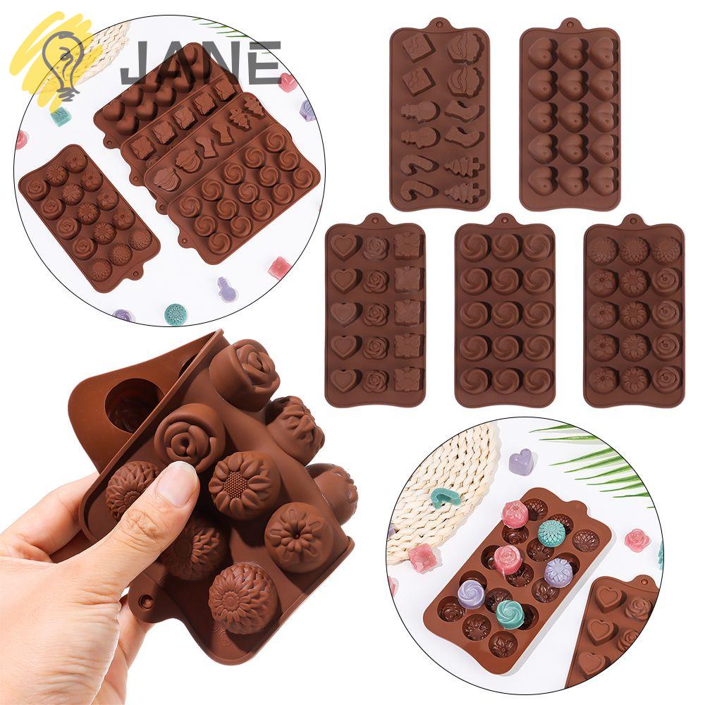 Khuôn silicone làm bánh kẹo/ sô cô la DIY dễ sử dụng cho nhà bếp