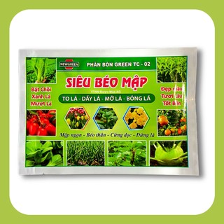 Phân bón cho rau màu siêu béo mập - bật chồi, mập ngọn, béo thân, xanh lá, dày lá, cứng dọc, đẹp màu, tươi lâu