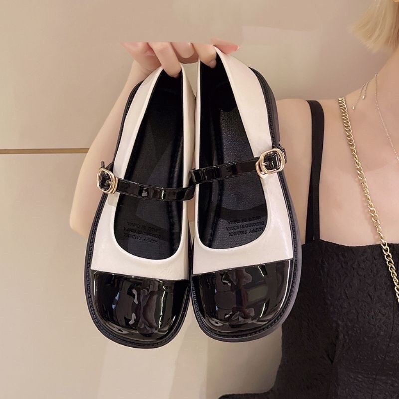 Giày BỆT ĐỐC VÁ MŨI pha màu (p1) - khách xem kĩ video hàng(sumo)