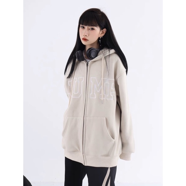 Áo Khoác Hoodie zip JUMP