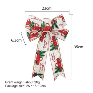 Nơ Treo Trang Trí Cây Thông Noel