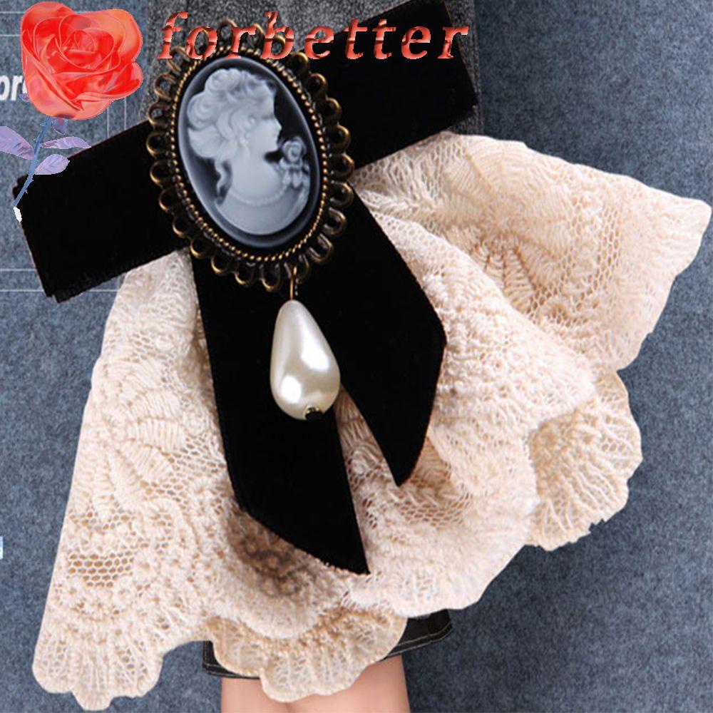 Trâm cài áo vải nhung hình nơ nữ tính