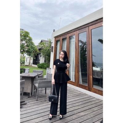 ANU248 - ÁO PELUM CHỜM VAI BỒNG 2 MÀU