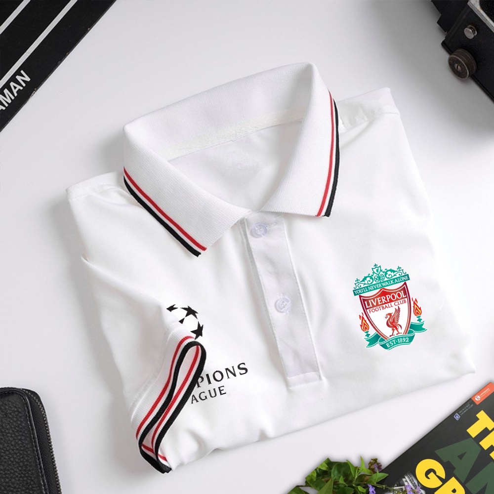Áo thun polo nam nữ clb Liverpool ,áo đấu có cổ thể thao cao cấp loại1 chất vải cotton cá xấu gai mịn thời trang công sở