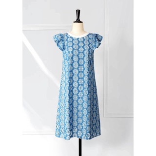 Đầm suông J.crew denim đục lỗ