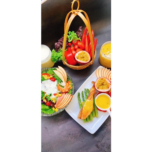 Sốt Chanh Leo SaLad- Hũ salad nhiệt đới