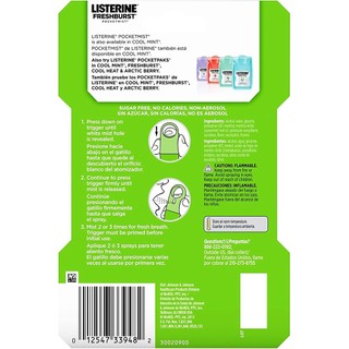 Xịt thơm miệng Listerine Hàng Mỹ